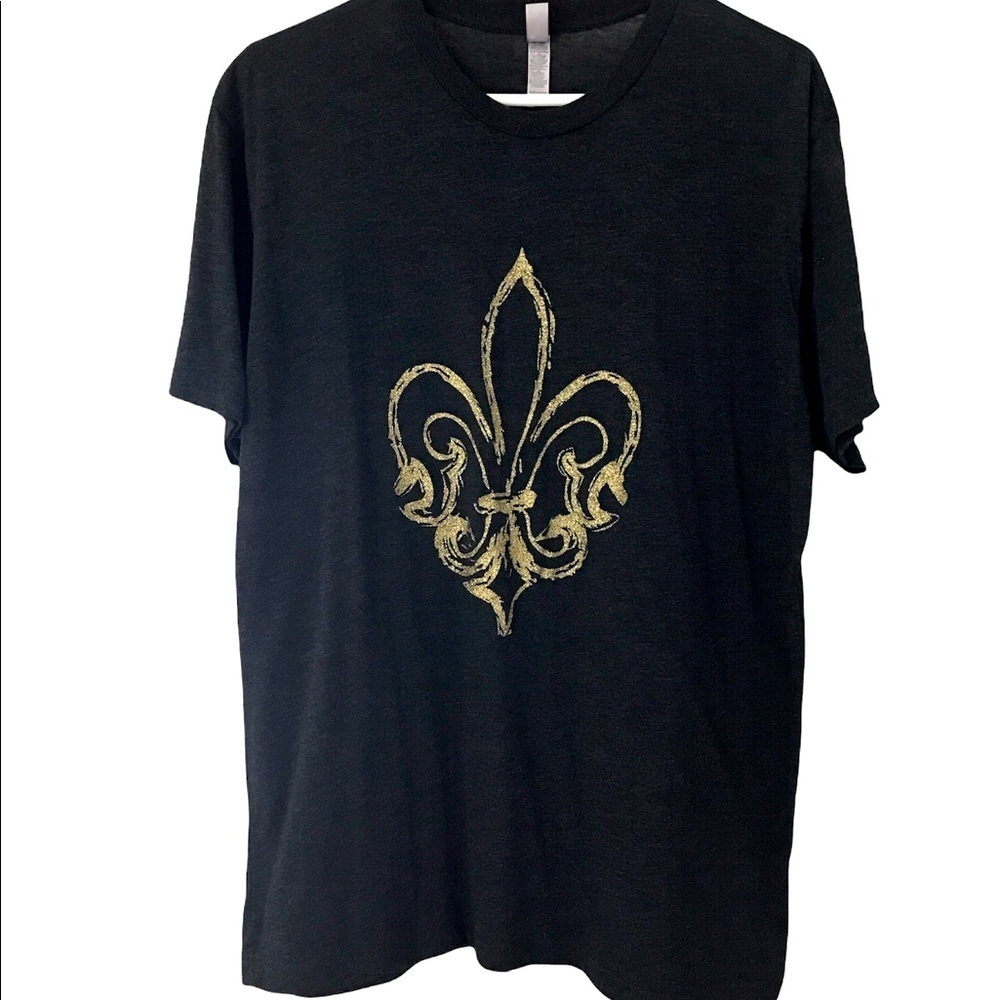 Fleurty Girl Flur de Lis T shirt*L*